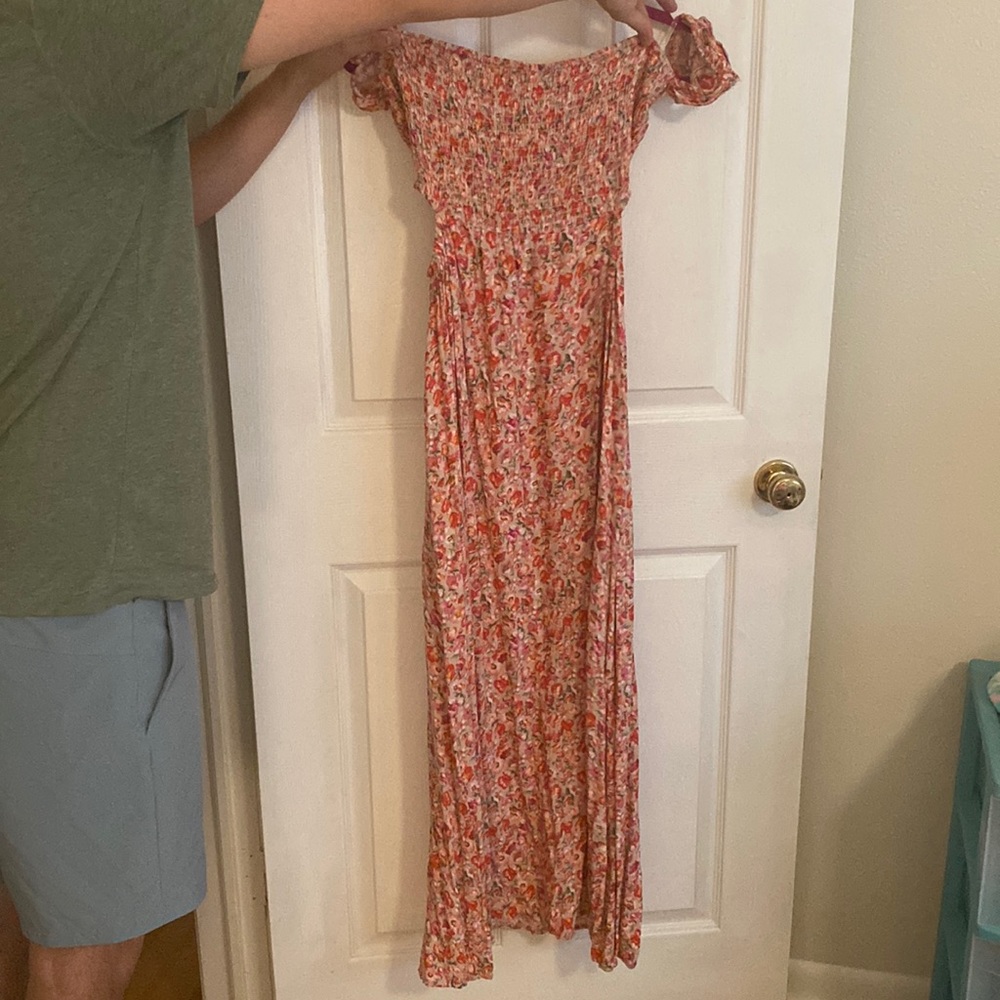 Medium off the shoulder maxi dress